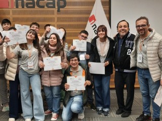 Orgullo pampeano: reconocieron a estudiantes en concurso juvenil en Chile